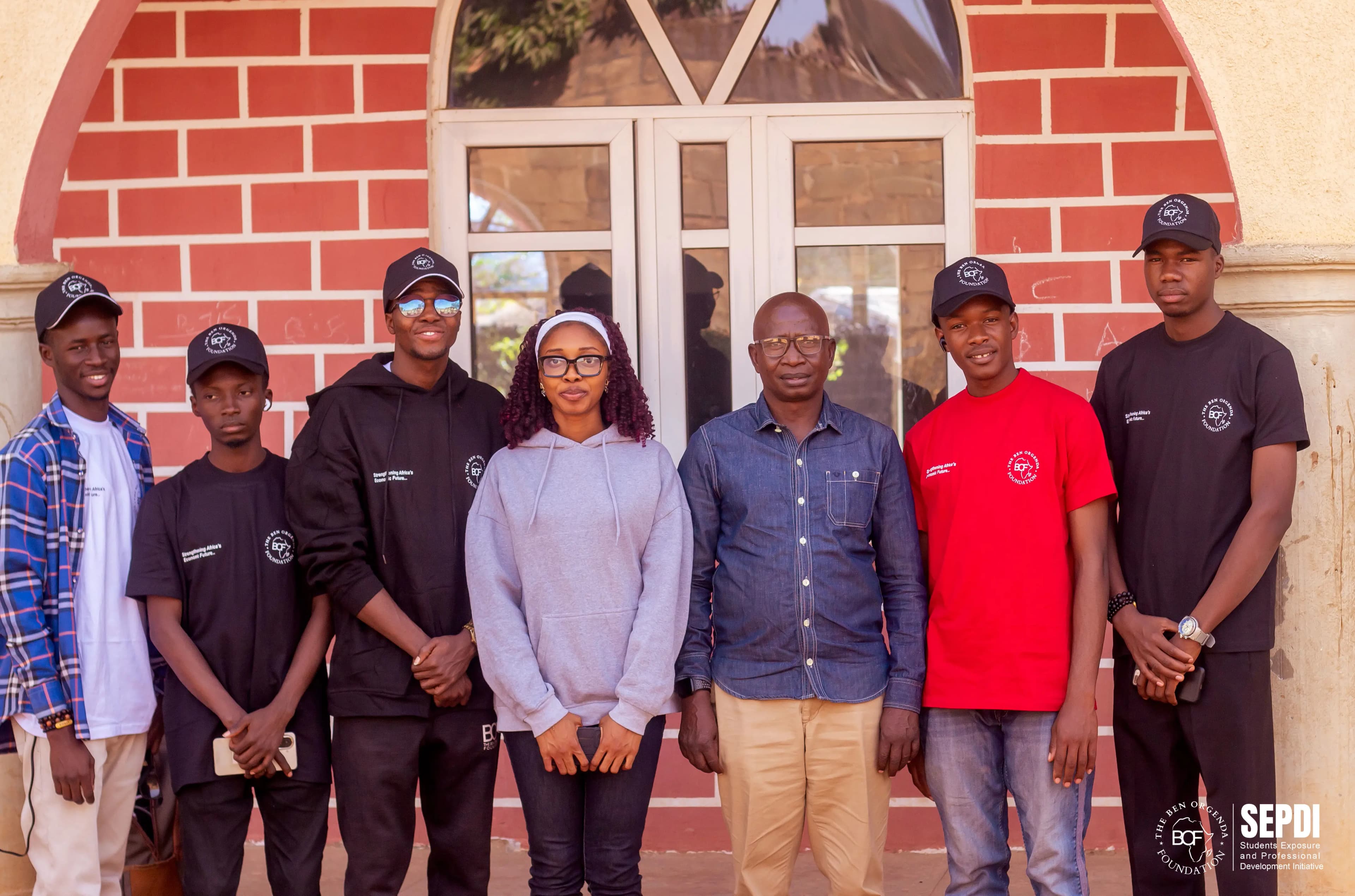 BOF team and community members gathered at an event